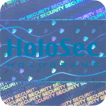 Design 1 Blue hologram with blue logo