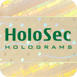 Design 1 Gold hologram with green logo